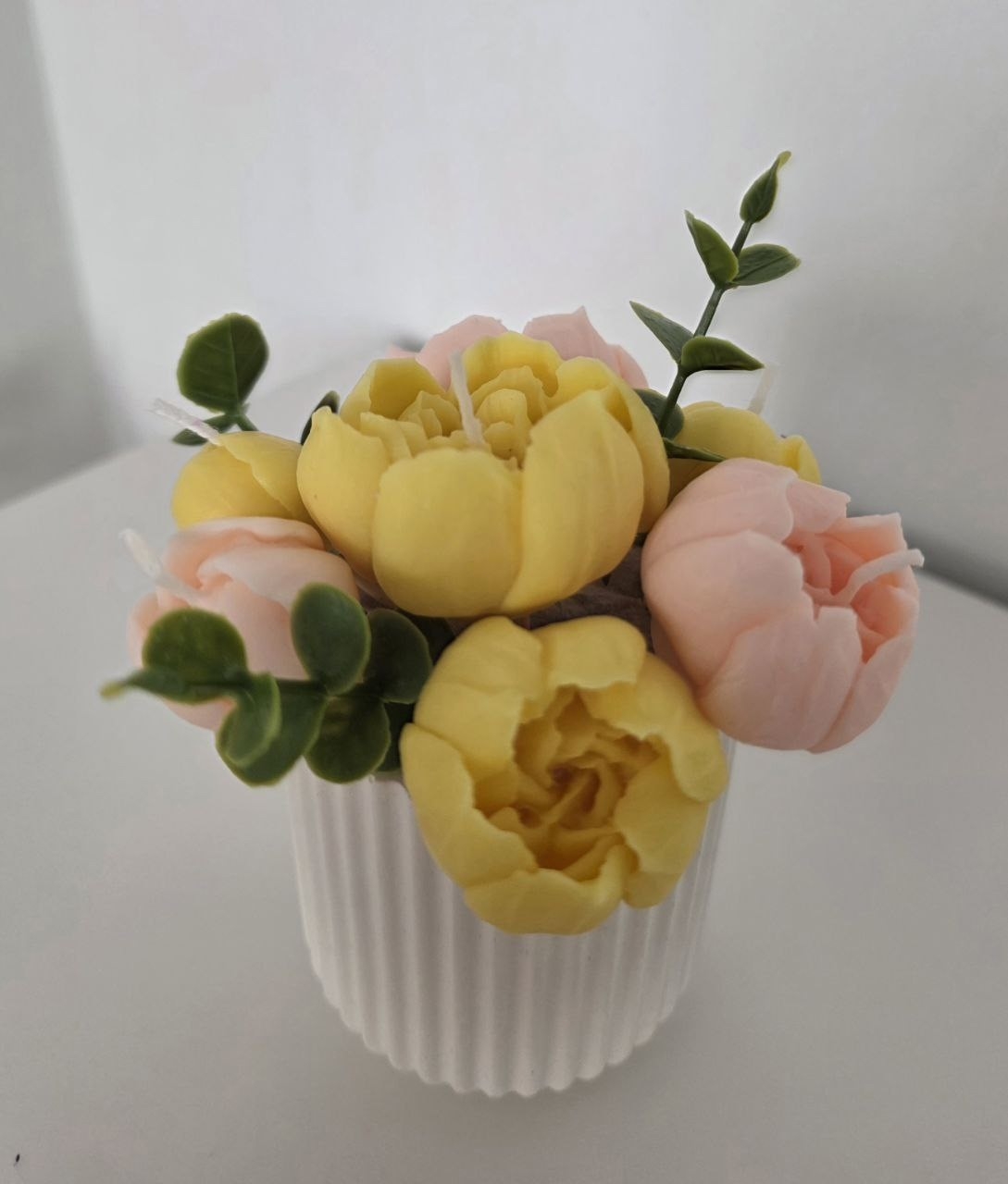 Букетик из цветов свечей 💐