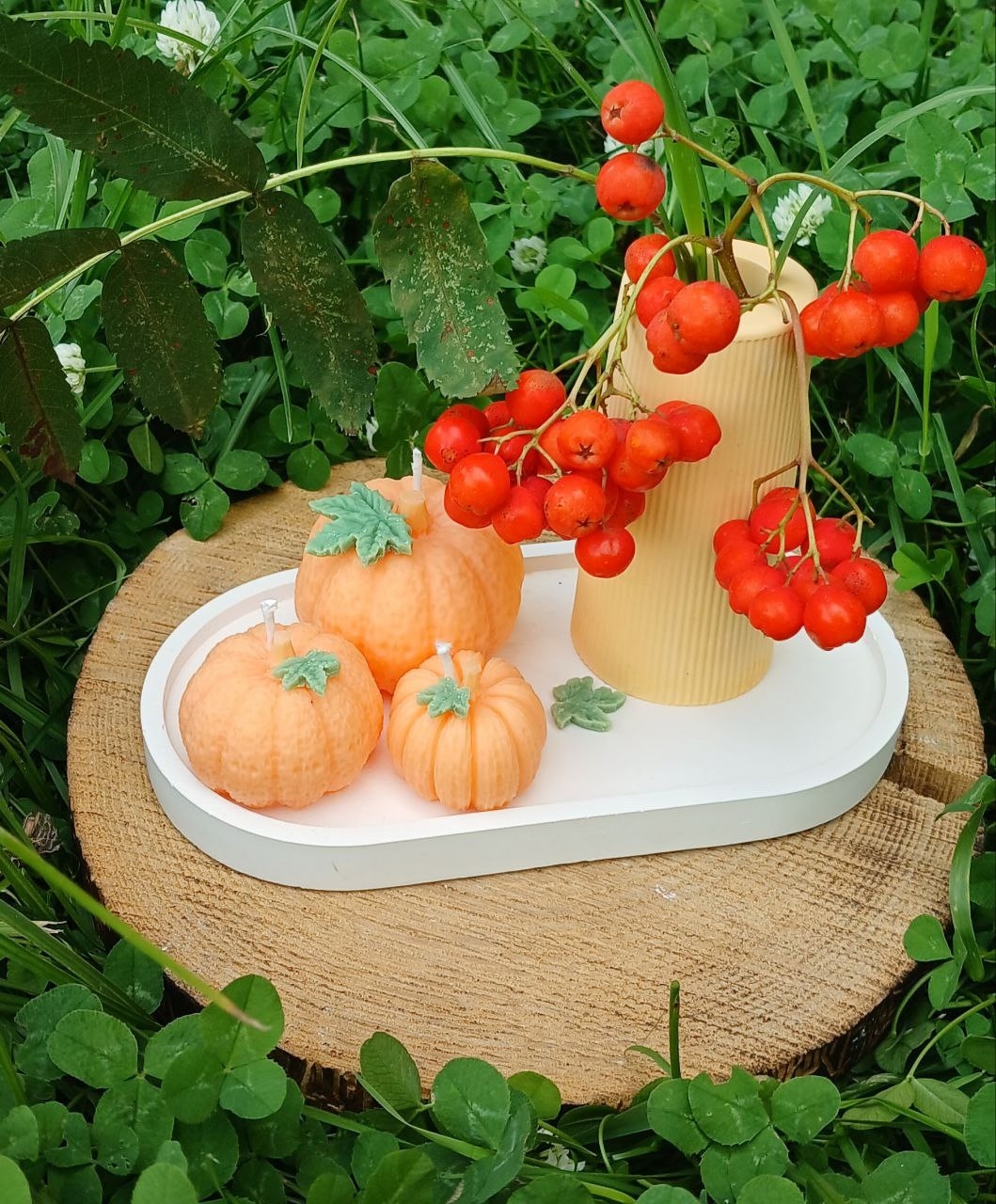 Набор свечей "Тыква" 🎃