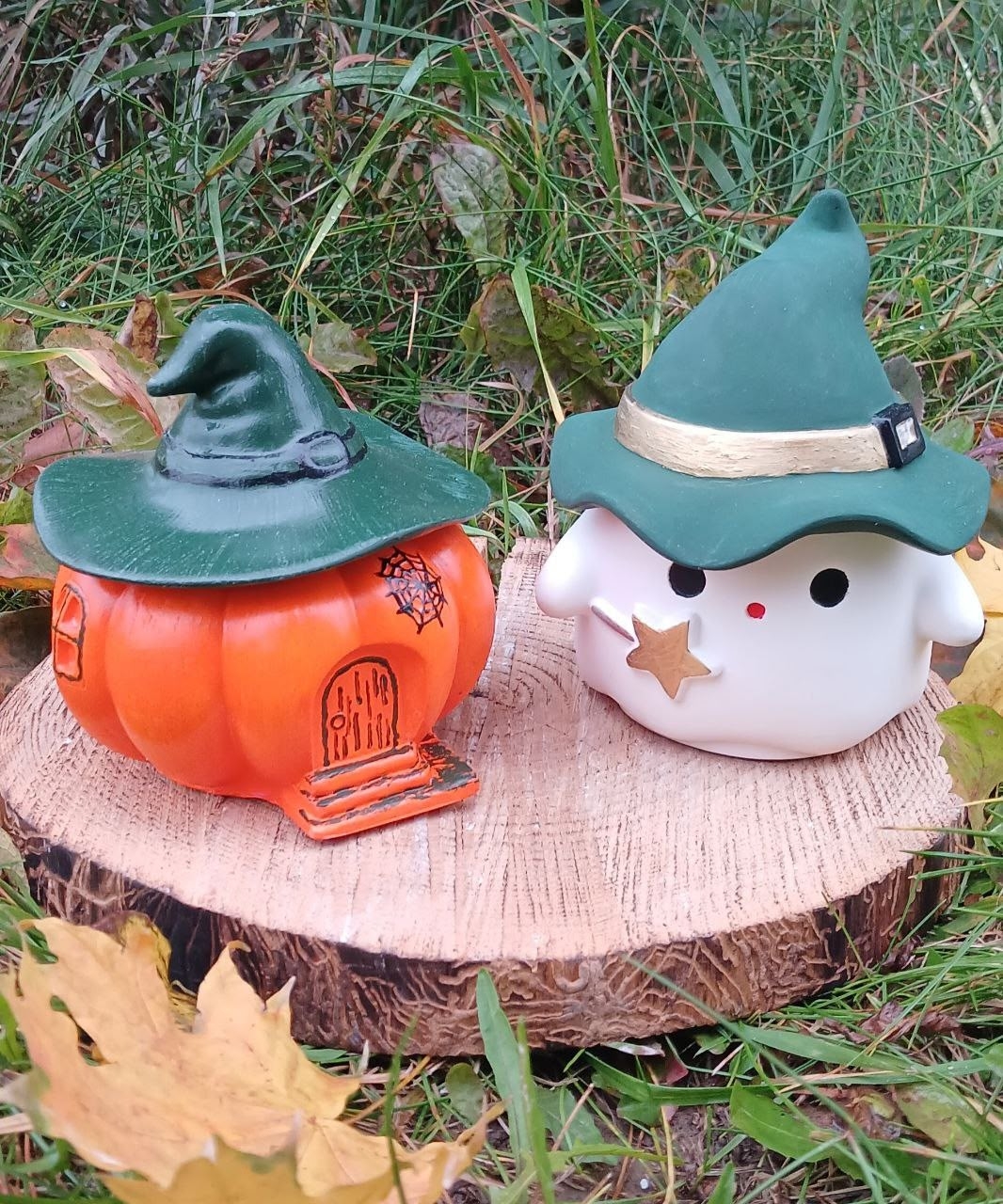 Свечи "Тыква в шляпе" 🎃 и "Добрейшее приведение" 🤩